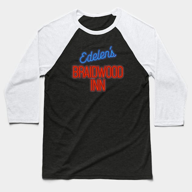 Edelen's Braidwood Inn Baseball T-Shirt by Vandalay Industries